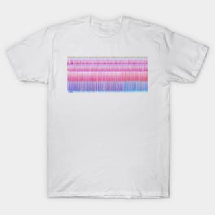 Pink Paint pattern minimal linear T-Shirt